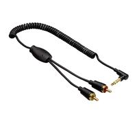 Hama Cavo AUX 3,5 mm Jack Maschio su RCA Cinch Adattatore 1,5 m Nero