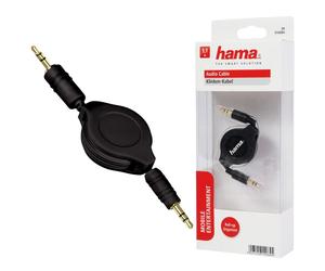 Hama Cavo AUX 3,5Mm Jack Cavo Car-Hifi Auto-Radio A Telefono MP4 MP3-Player