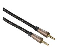 Hama 3M Cavo Aux 3,5mm Cavo-Jack per Mobile Smartphone Tablet PC Lettore Audio