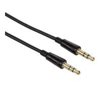 Hama Cavo AUX Slim 3,5mm Jack Maschio Auto Autoradio MP3 Nero 0,5 m