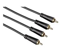 Hama Cavo Cinch Audio 10M Con Collegamento 2X RCA Spina Stereo RCA HiFi Chinch