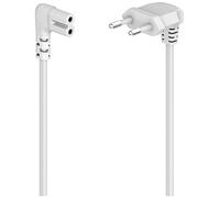 Cavo Alim Gomito Di 2 Lati, Spina Euro , Forma IN 8/C7, 1,5m, Blc