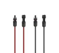 Hama Cavo di prolunga solare per impianto fotovoltaico, MC4, 4 mm², 2 x 5 m, rosso e nero