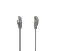 Hama Cavo di rete, Cat 5e, 1 Gbit/s, U/UTP Low Profile Slimline Plugs - 10m