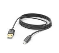 Hama 3m USB A Lightning Charger Cable - Black 3 m black