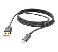 Hama 3m USB A Lightning Charger Cable - Black 3 m black