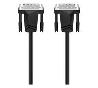 Hama Dual Tec 1.5 M Dvi Cable Argento