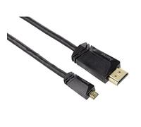 Hama - Cavo HDMI-A M/HDMI-D (micro) M, 1,5 metri, Hdmi High Speed with Ethernet, connettori dorati, standard 2.0