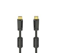 Hama Cavo HDMI Ultra HD 4K, High Speed with Ethernet, 10 metri, ferrite, connettori dorati (Hama High Speed HDMI Cable, Ultra-H NEW