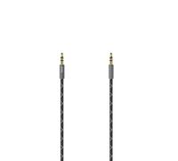 Hama Cavo Jack HQ Cable 3,5 mm Maschio-Maschio 1,5 m TPE Connettori Dorati Trasparente