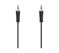 HAMA Cavo Jack 3.5 mm M/Jack M, 1,5 metri, nero
