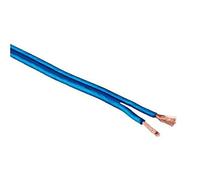 Hama Cavo per altoparlanti 2 X 1,5 mm², colore: blu trasparente