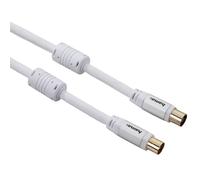 Hama Cavo per Antenna Connettore Coassiale - Frizione 2m 95dB Dorato TV Scatola