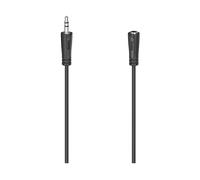 HAMA Cavo prolunga Jack 3.5 mm M/Jack F, 5 metri, nero