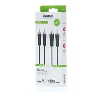 Hama 2x M/m 1.5 M Rca Cable Argento
