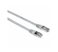 Hama 00200918 RJ45 Cavo di rete, cavo patch CAT 5e F/UTP 10 m grigio guaina in PVC, ritorto in coppia 1 pc(s)