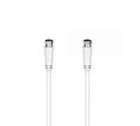 Hama Cavo SAT M/SAT M, 1,5 metri, 90 dB, bianco (Hama Essential Line antennekabe