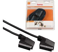 Hama Cavo Scart 3M RGB 21-polig di Collegamento Av per TV VHS Lettore DVD DVB-T2