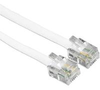 HAMA Cavo telefonico spina 6p 4c / spina 6p 4c, 3 metri, bianco