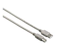 Hama Cavo USB 2.0 4 m Tipo A Maschio A Tipo B Maschio 480 Mbit/s Grigio