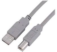 HAMA Cavo USB A 2.0/USB B 2.0, 3 metri, grigio, sfuso (10 pzz.)
