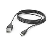 Hama - Cavo USB A/Micro USB, 3 metri, nero