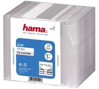 hama CD custodia vuota "Slim" Slim Case scatola di plastica 20 custodie