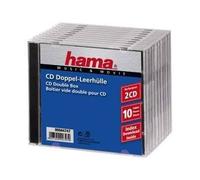 Hama CD Double Box 10er Jewel-Case 44747 per CD/DVD/Blu-Ray