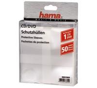 Hama Custodie protettive per CD/DVD – Trasparenti – Confezione da 50