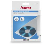 Hama CD/DVD Protective Sleeves, Pack of 50 50 Transparent