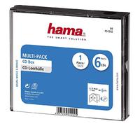 Hama CD-Multipack 6 6dischi Trasparente