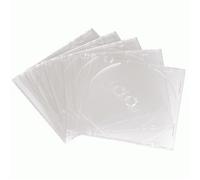 Hama Custodie Slim per CD, Confezione da 10, Colore: Trasparente