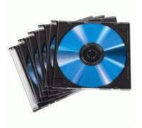 Hama CD Slim Jewel Case, pack 50 Pcs 1 dischi Trasparente