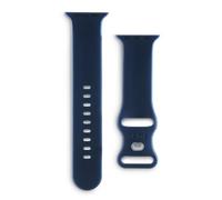 Hama Cinturino per Apple Watch 38/40/41mm (per orologio, in silicone, cinturino da polso, sostituibile) blu