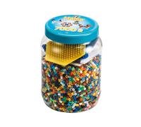 Hama 10.2021 Beads and Pegboards in Tub, Blue