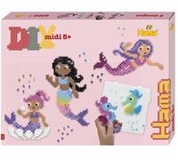 Hama Confezione regalo - Sirene Circa 4.000 perline, 2 grandi pannelli forati