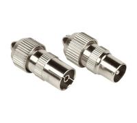 Hama Connettore antenna Coax Set 2 Pz metal 7205211