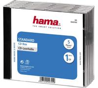 Hama - Contenitore per CD - trasparente (confezione da 5)