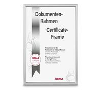 Hama - Cornice in alluminio Detroit, 21 x 29,7 cm, colore: Argento