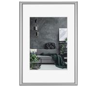 Hama - Cornice in alluminio Detroit, 50 x 70 cm, colore: Argento