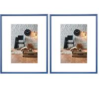 Hama, Cornice per foto in plastica, Blu (blau), 29,7 x 42 cm (Confezione da 2)