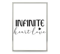 Cornice per Ritratto " Infinity ", Argento Lucido, 10 X 15 CM