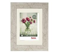 Hama - Cornice portafoto in plastica Chalet (Cornice da 10 cm x 15 cm, per Foto di Dimensioni 7 cm x 10 cm, polistirene (PS), Vetro Reflex, con Gancio e Piedi), Colore: Tortora