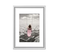 Hama Cornice portafoto in plastica/polistirolo, argento, standard