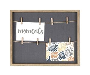 Hama Cornice portafoto Muro con cordino e pinze, colore rovere, 29,5 x 36,5 cm