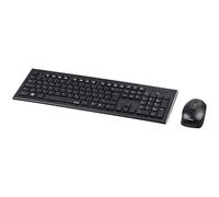 Hama Cortino tastiera mouse incluso RF Wireless QWERTZ Nero NEW
