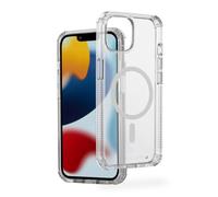 Hama Cover per iPhone 13 "Extreme Protect [Custodia anti-ingiallimento] [Custodia rigida D3O®] [compatibile MagSafe] - Trasparente