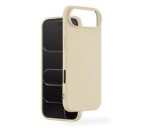 Hama Custodia per iPhone 17 Air (custodia per cellulare, antiurto, antigraffio, elegante custodia posteriore morbida, sottile, morbida e morbida, compatibile con ricarica wireless), colore: beige