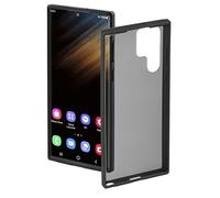 Hama Cover per Samsung Galaxy S22 Ultra (graffi e sporco, custodia protettiva per la ricarica induttiva) trasparente/nero 00172351