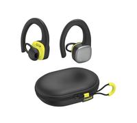 Hama Cuffie Bluetooth® Spirit Athletics, True Wireless, archetto per orecchie, nero/giallo